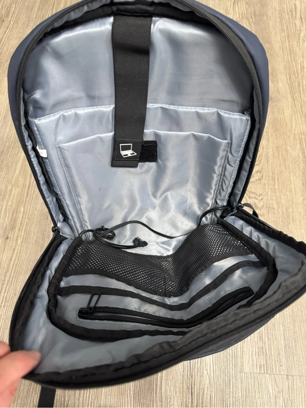 Heroic Knight Laptop Travel Business Waterproof Backpack Blue